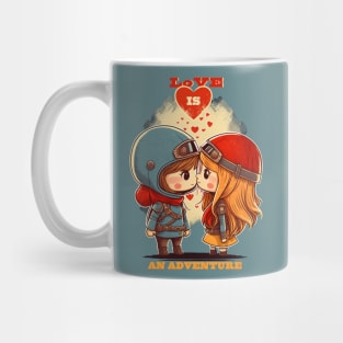 Love is an adventure | valentines day Mug